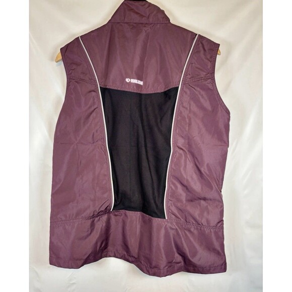 PEARL IZUMI Purple Mesh Back Full Zip Lightweight Cycling Vest Women’s Large - Picture 9 of 9